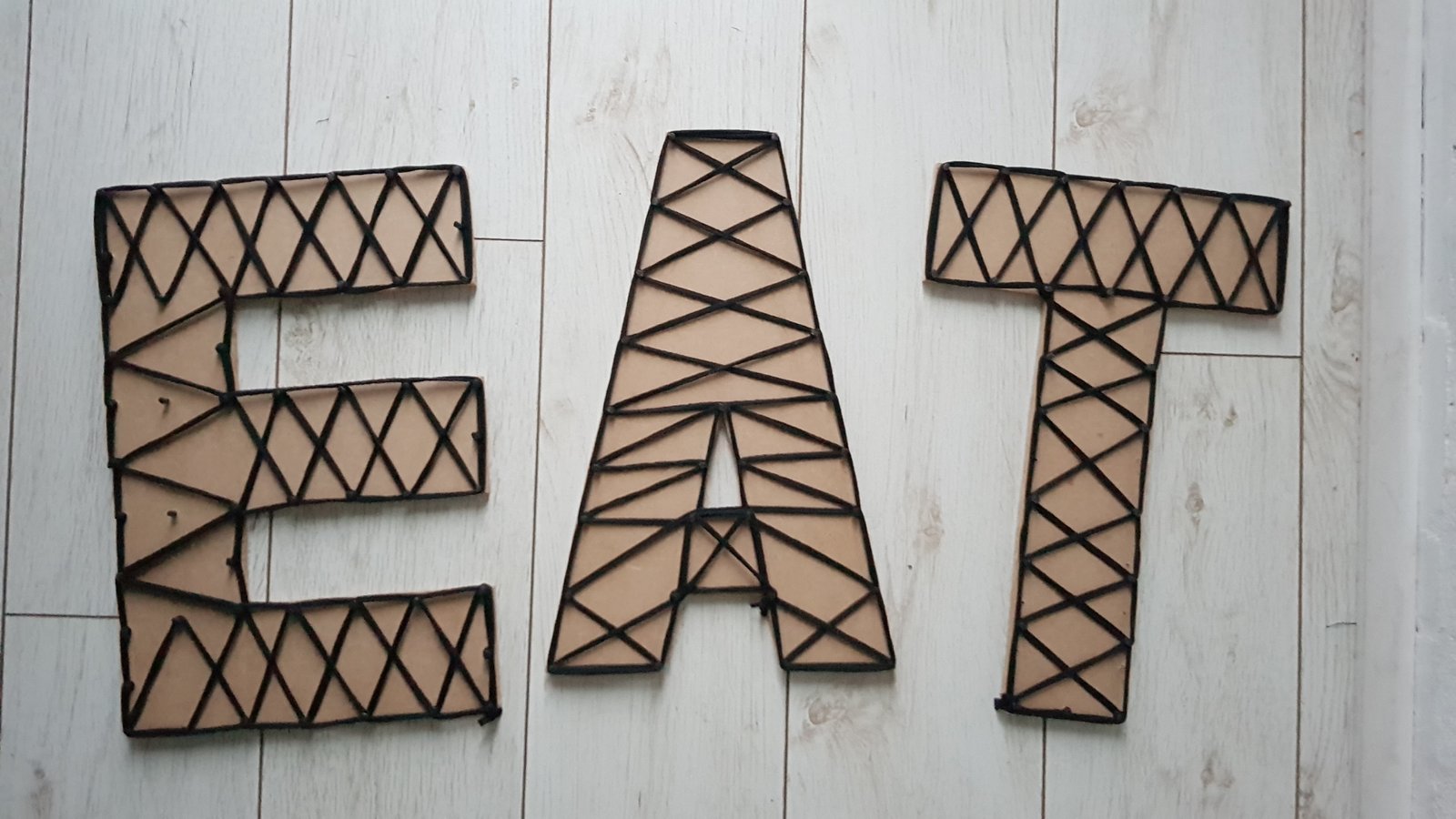 diy wall letters 