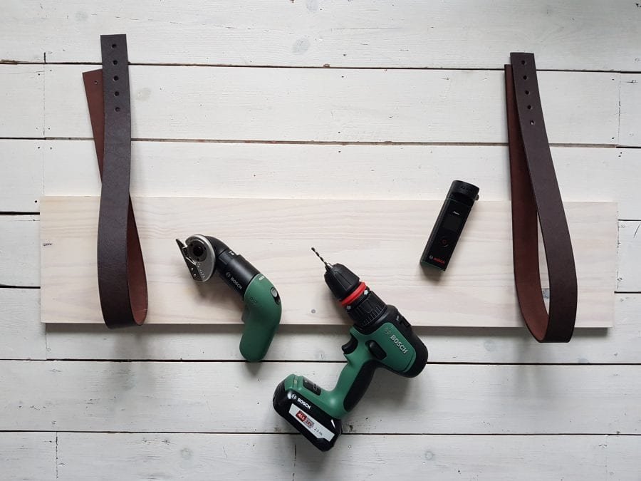 how to make diy belt shelf