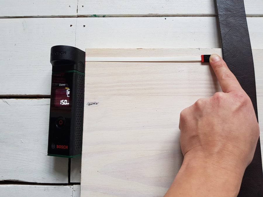 diy leather strap shelf