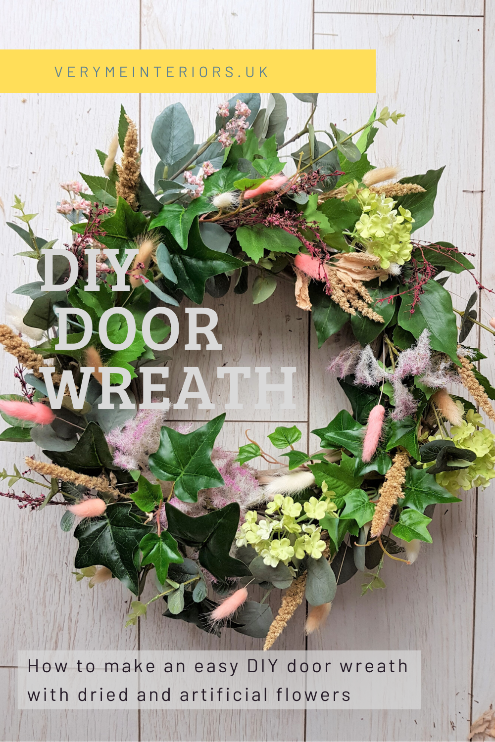 diy wreath diy door wreath