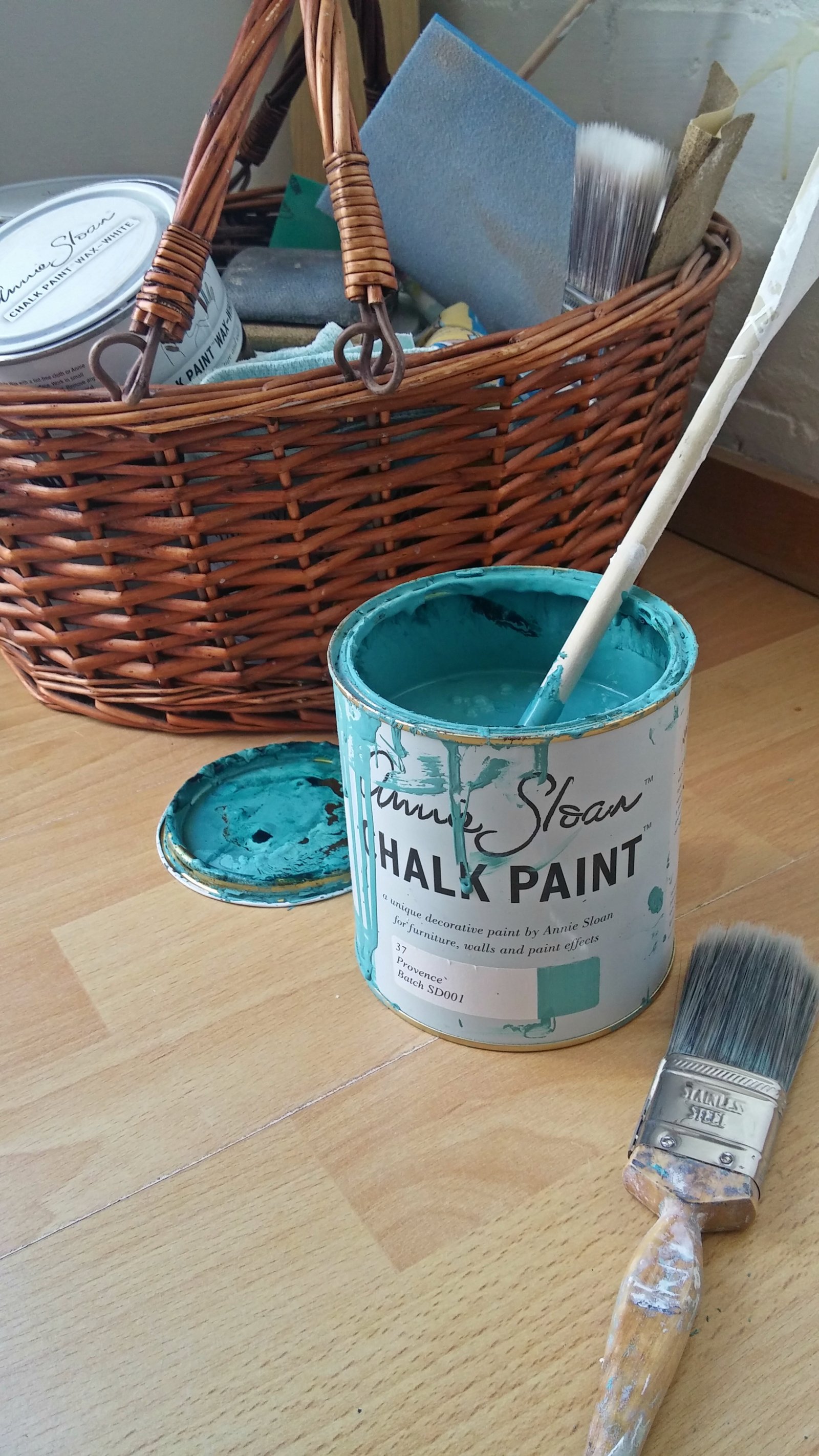 painting with chalk paint