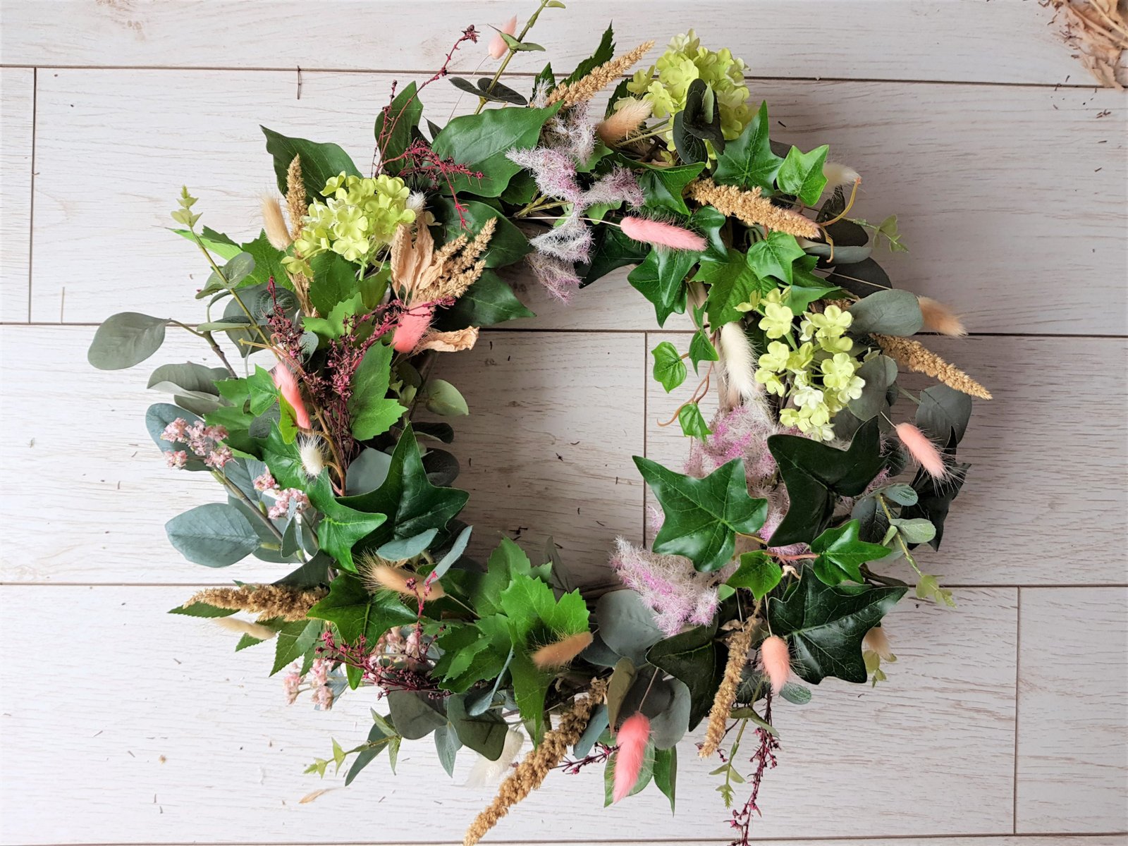 diy wreath door wreath